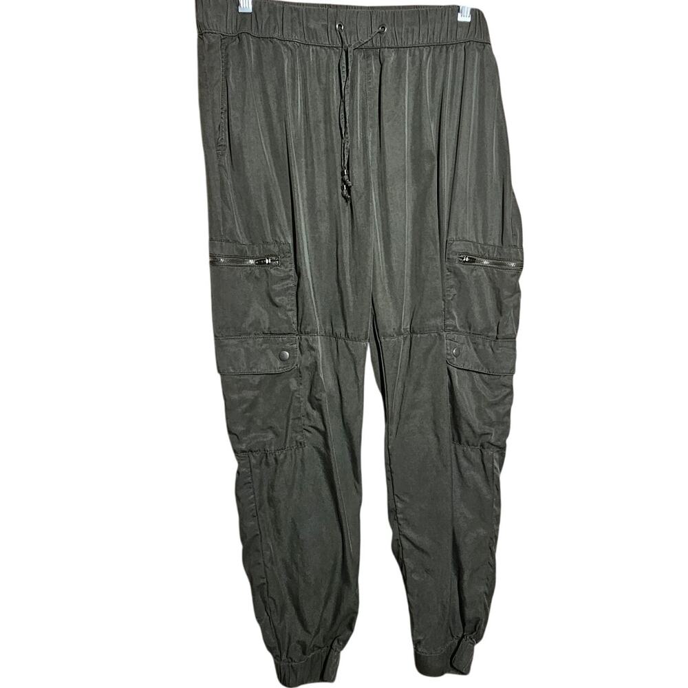 Banana Republic Green Cargo Pull On Pants Size Large